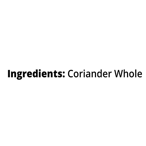 Pro Nature Organic Coriander (Whole), 100 g Pouch No GMO