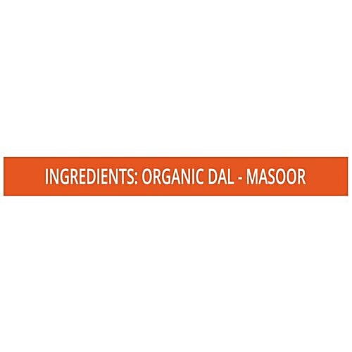 Pro Nature Organic Dal - Masoor, 500 g Pouch 