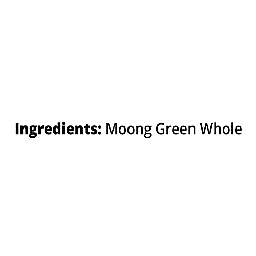 Pro Nature Organic Moong - Green (Split), 500 g Pouch 