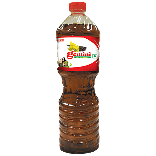Gemini Mustard Oil, 1 L Bottle 