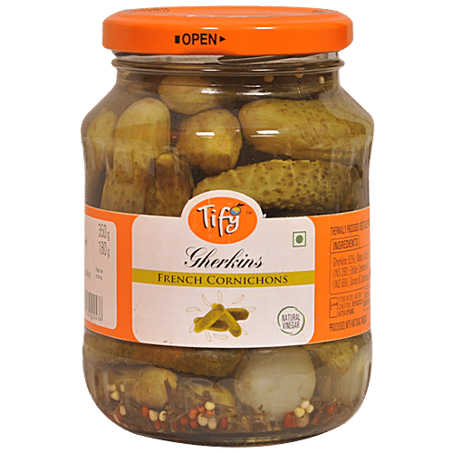 Buy Tify French Cornichon Gherkins 180 Gm Online at the Best Price of