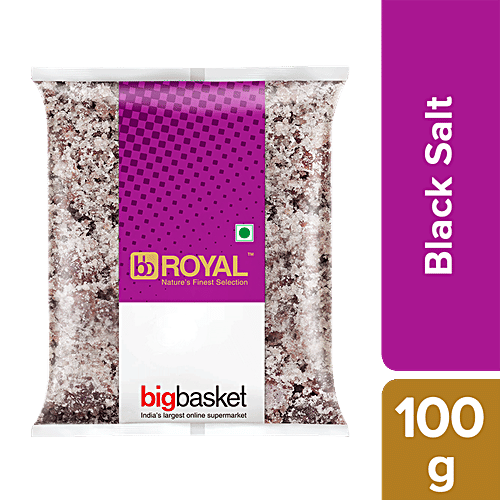 bb Royal Black Salt/Kala Namak - Whole, 100 g  