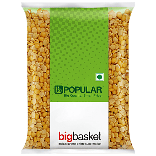 bb Popular Toor/Arhar Dal, 2 kg Pouch 