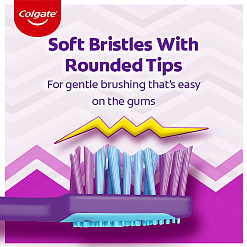 Colgate Zig Zag Medium Bristle Toothbrush, 1 pc