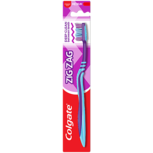 Colgate Zig Zag Medium Bristle Toothbrush, 1 pc