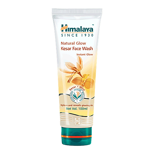 Himalaya Natural Glow Kesar Face Wash, 100 ml  