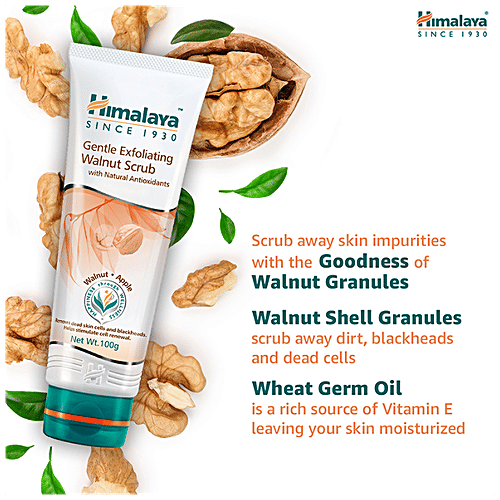 Buy Himalaya Scrub Gentle Exfoliating Walnut 50 Gm Tube Online At Best