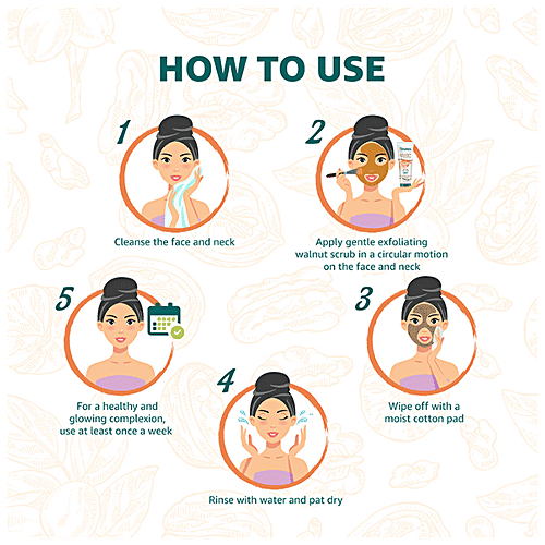 Himalaya Gentle Exfoliating Walnut Scrub, 50 g  