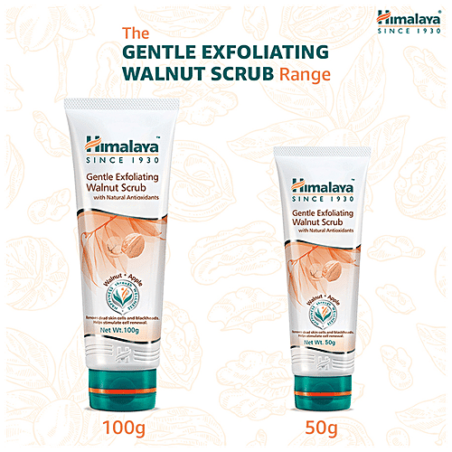 Himalaya Gentle Exfoliating Walnut Scrub, 50 g  