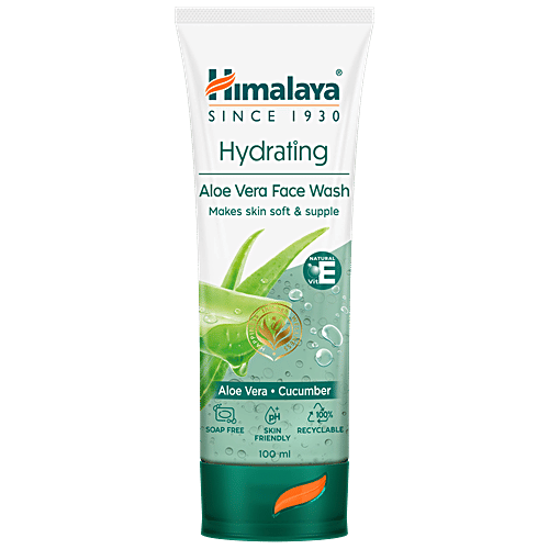 Himalaya Moisturising Aloe Vera Face Wash, 100 ml  