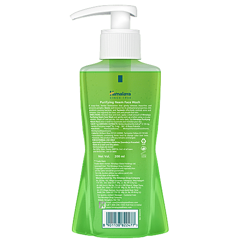 Himalaya Purifying Neem Face Wash, 200 ml  