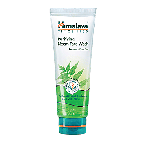 Himalaya Purifying Neem Face Wash, 50 ml