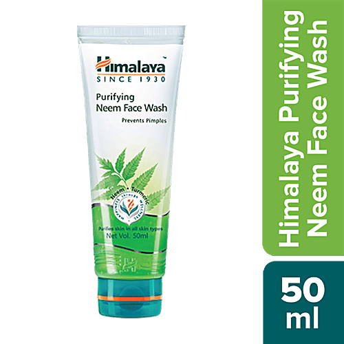Buy Himalaya Face Wash Purifying Neem 50 Ml Tube Online At Best Price of Rs 63 bigbasket