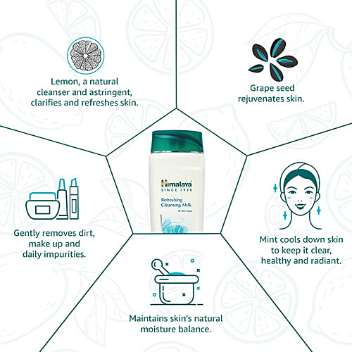 Himalaya Refreshing Cleansing Milk, 100 ml  