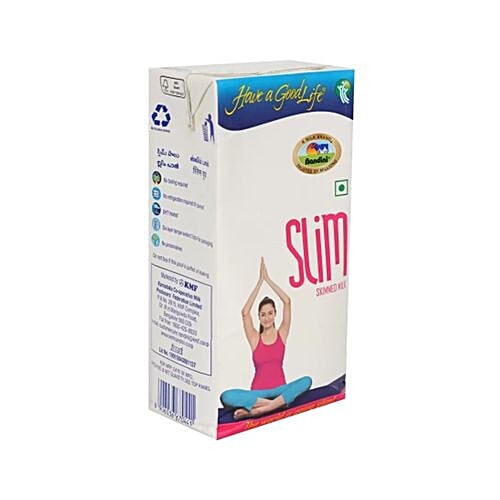 Nandini GoodLife Slim Skimmed Milk, 1 L Carton 