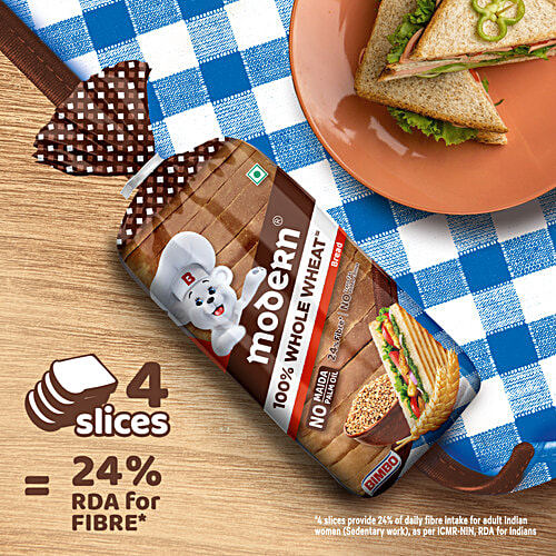 MODERN  Whole Wheat Bread, 400 g  