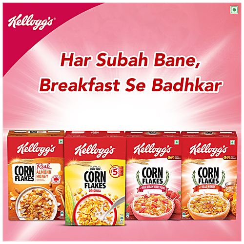 Kelloggs Corn Flakes With Real Strawberry Puree, 575 g  