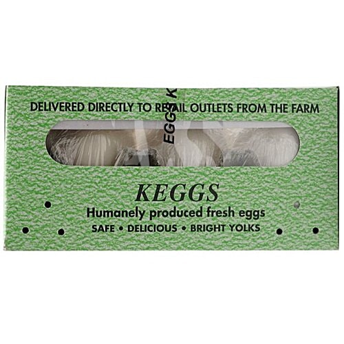 Keggs Eggs - Infertile, 6 Pcs Carton Bird Flu Free