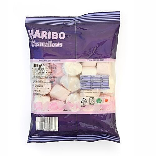 Haribo Chamallows - Pink & White Marshmallows, 150 g Pouch 
