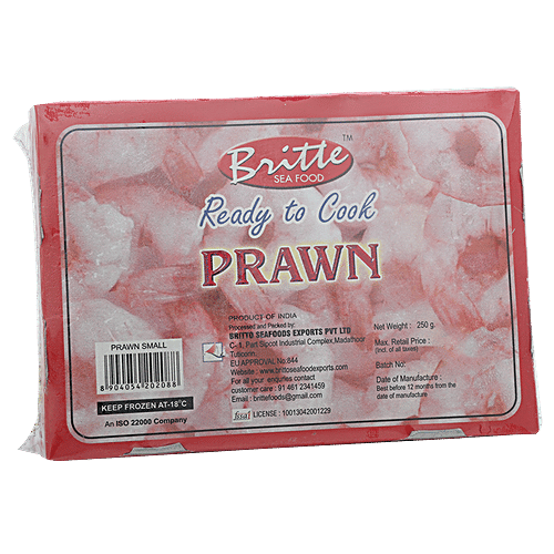 Britte  Ready to Cook - Prawn Small, 250 g Carton 