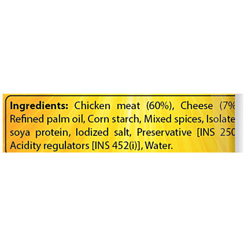 sumeru Chicken & Cheese Sausages, 200 g Pouch 