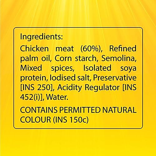 sumeru Chicken Sausages, 500 g Pouch 