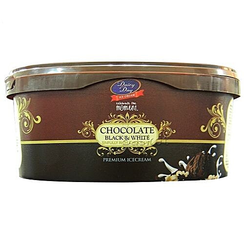 Buy Dairy day Ice Cream Chocolate Black & White Online at Best Price