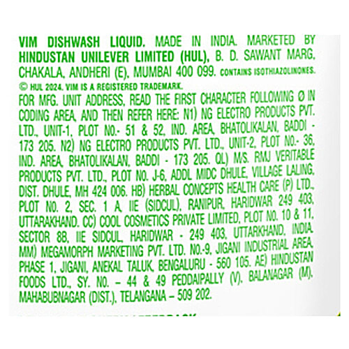 Vim Dishwash Liquid Gel - Lemon, 900 ml Refill Pouch 