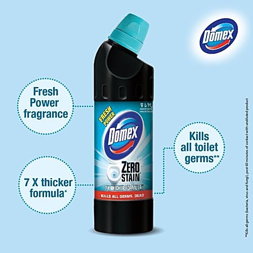 Buy Domex Toilet Cleaner Zero Stain Blue 450 Ml Online at the Best