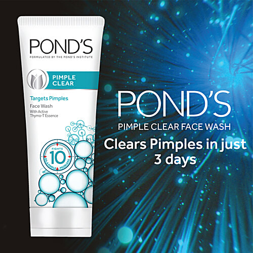 Buy Ponds Face Wash Pimple Clear White 50 Gm Tube Online At Best Price