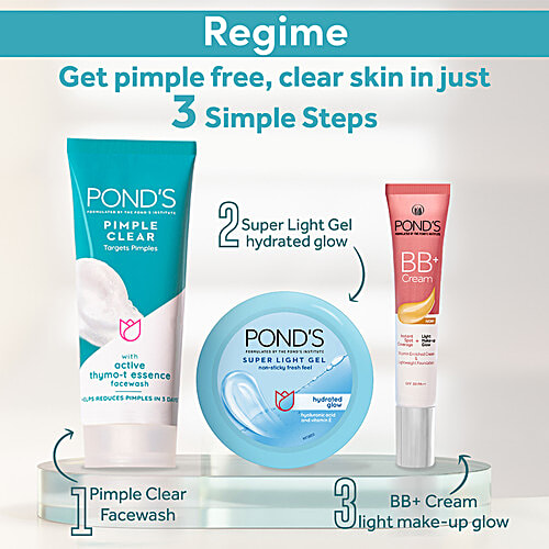 Buy Ponds Face Wash Pimple Clear White 100 Gm Online At Best Price of Rs 250.75 bigbasket