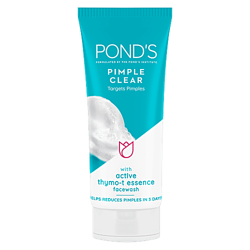 Buy Ponds Face Wash Pimple Clear White 100 Gm Online At Best Price of