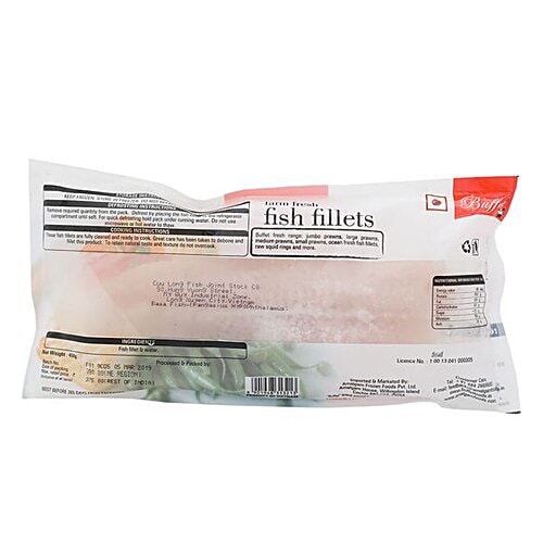 Buffet  Fish Fillets - Raw Meet, 450 g Pouch 