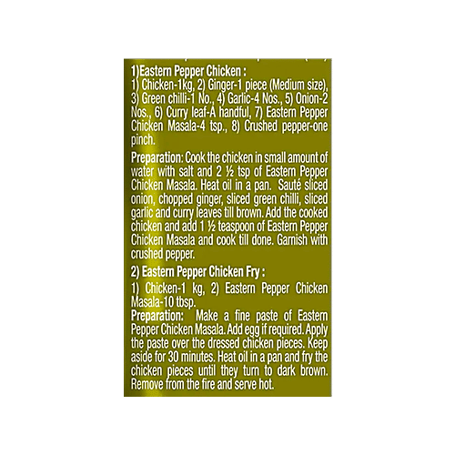 Eastern Masala - Pepper Chicken, 100 g Pouch 