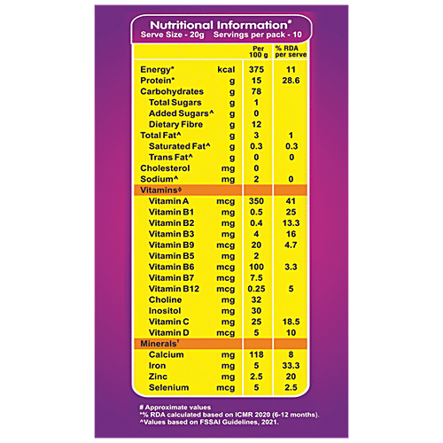 Manna Manna Baby Cereal 200g, Sprouted Ragi & Rice, 6+ Months, Baby Food,Infant Food, 200 g Carton 
