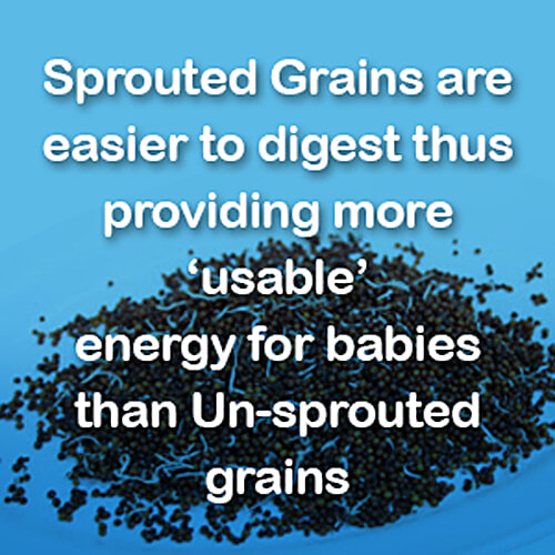 Manna Manna Baby Cereal 200g, Sprouted Ragi & Pulses, 6+ Months, Baby Food, Infant Food, 200 g Carton