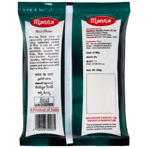 Manna Rice Flour/Akki Hittu, 500 g Pouch 