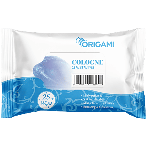 Origami Cologne Wet Wipes, 1 pc (25 Pulls)