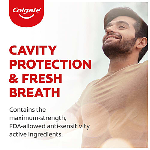 Colgate Sensitive Everyday Protection Anticavity Toothpaste, 40 g Clinically Proven Relief