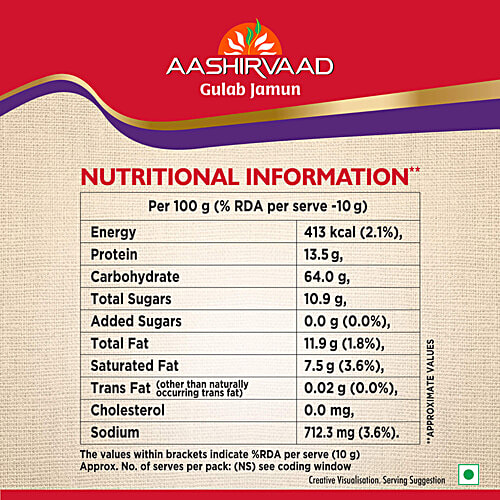 Aashirvaad Gulab Jamun Instant Mix, 175 g (Buy 1 Get 1 Free) 