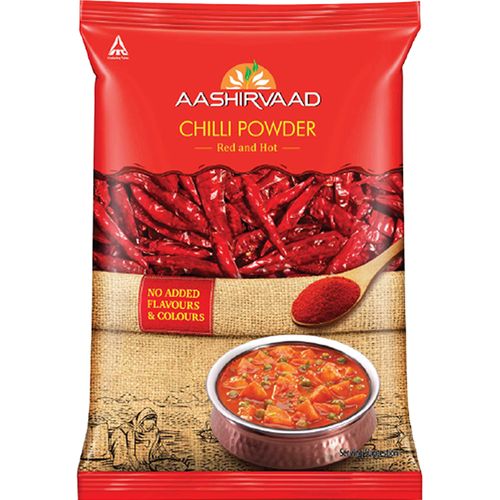 Aashirvaad Chilli Powder, 100 g Pouch No Added Flavours & Colours