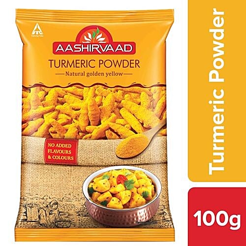 Aashirvaad Turmeric Powder/Arisina Pudi, 100 g Pouch 
