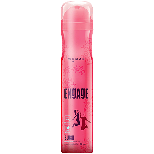 Engage Blush Bodylicious Deo Spray - For Women, Fruity & Floral, 150 ml Skin Friendly