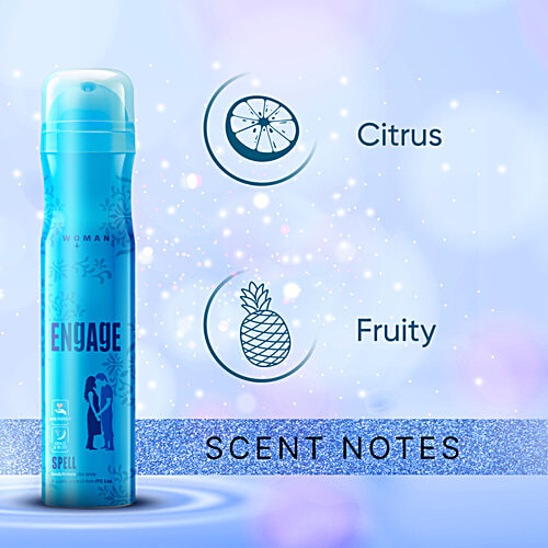 Engage Spell Bodylicious Deo Spray - For Women, Citrus & Fruity, 150 ml  