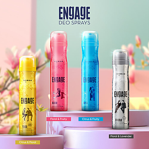 Engage Spell Bodylicious Deo Spray - For Women, Citrus & Fruity, 150 ml  
