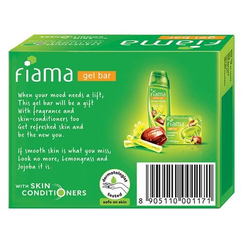 Fiama Lemongrass & Jojoba Gel Bar, Makes Skin Smooth with Skin Conditioner, 125 g  