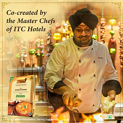 Kitchens Of India Mughlai Paneer - Just Heat & Eat, 285 g  Ready to Eat Indian Food, No Added Preservatives, Microwavable