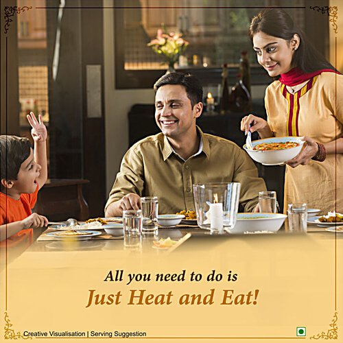 Kitchens Of India Mughlai Paneer - Just Heat & Eat, 285 g  Ready to Eat Indian Food, No Added Preservatives, Microwavable