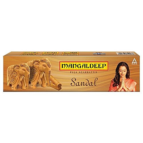 Mangaldeep Puja Agarbatti - Sandal, 14 pcs Carton 