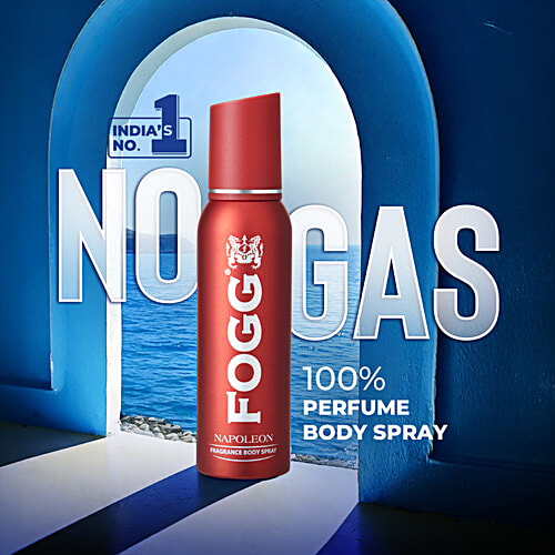 Fogg Napoleon Perfume Body Spray For Men - Red, Long Lasting, No Gas, Everyday Deodorant, 150 ml
